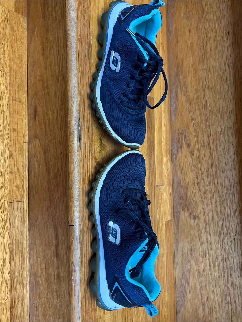Skechers Navy with Teal Athletic Sneakers